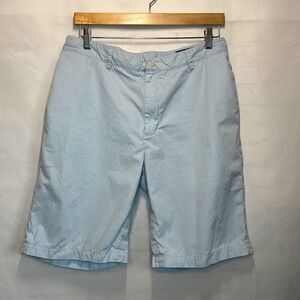 Vineyard vines Mens Baby Blue Club Short Golf Bermuda size 34 Cotton Twill